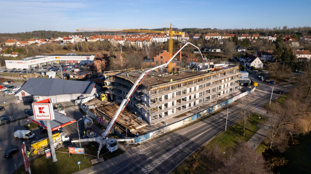 Promenada Park - budowa w grudniu 2024