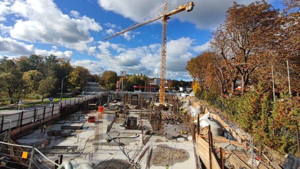 Promenada Park - przygotowanie placu budowy w październiku 2023