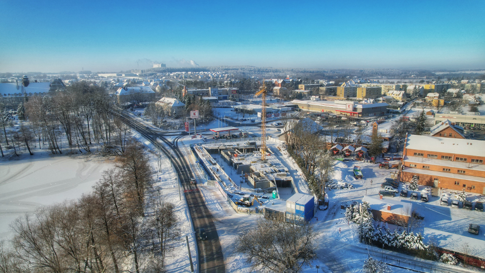 Promenada Park - budowa w styczniu 2024